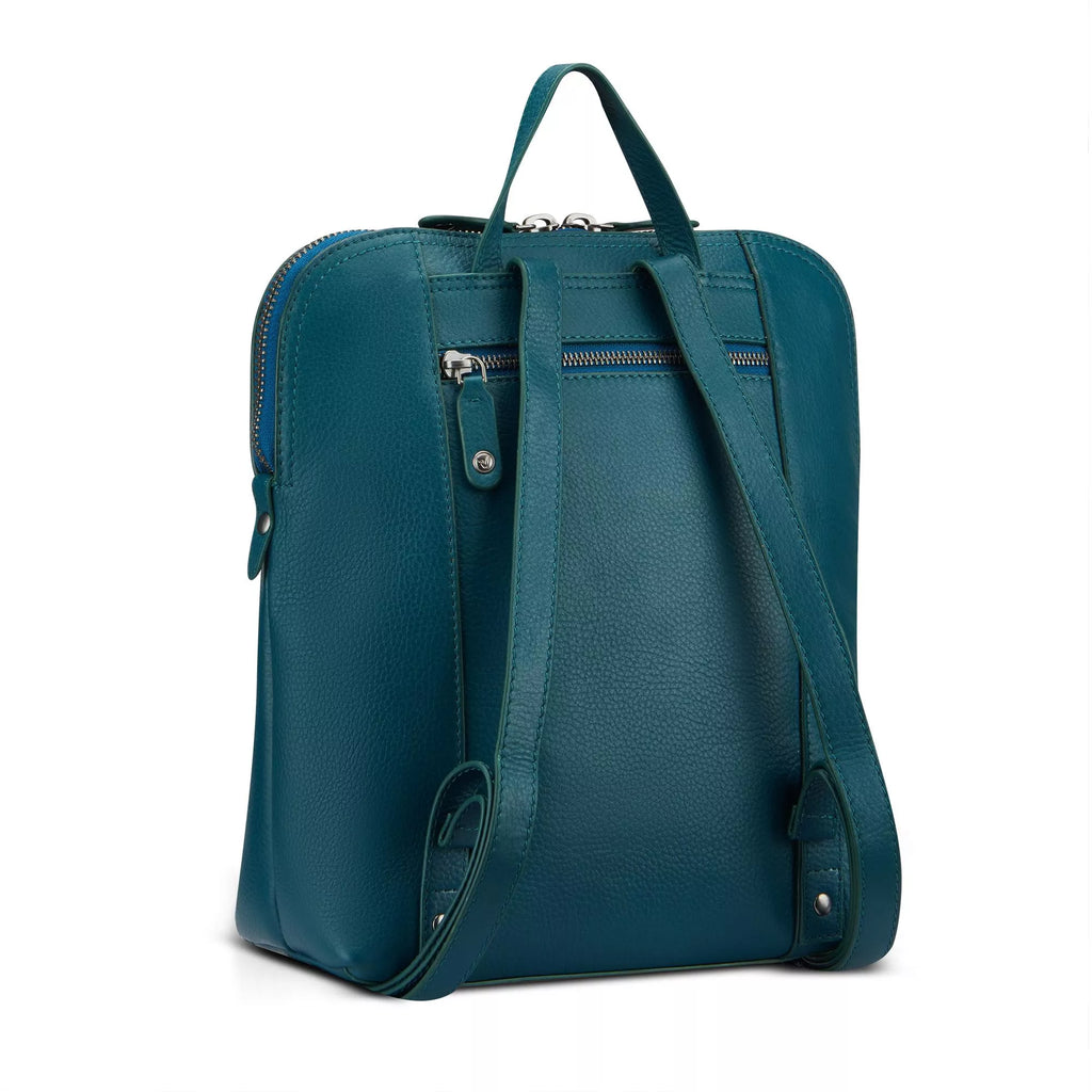 bristol small leather backpack blue BRISTOL Business backpack – Travellers