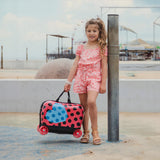 Lady Bug Ride-on Luggage | Light up Wheels