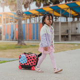 Lady Bug Ride-on Luggage | Light up Wheels