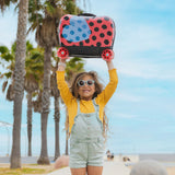 Lady Bug Ride-on Luggage | Light up Wheels