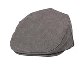 Canvas Old School Style Hat, Flat Cap, Shelby Newsboy Cap