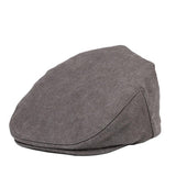 Canvas Old School Style Hat, Flat Cap, Shelby Newsboy Cap