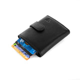 IRON CREDIT CARD HOLDER WITH CASH HOLDER AND POCKET FOR COINS