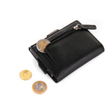 IRON CREDIT CARD HOLDER WITH CASH HOLDER AND POCKET FOR COINS