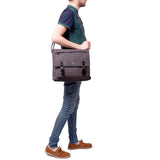 CANVAS LAPTOP MESSENGER BAG