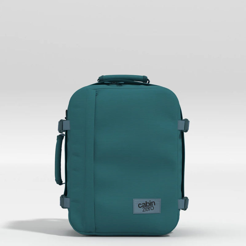 CabinZero Classic Cabin rugzak met 15,6 inch laptopvak • Navy • de CabinZero Classic Cabin rugzak met 15,6 inch laptopvak • Navy • de