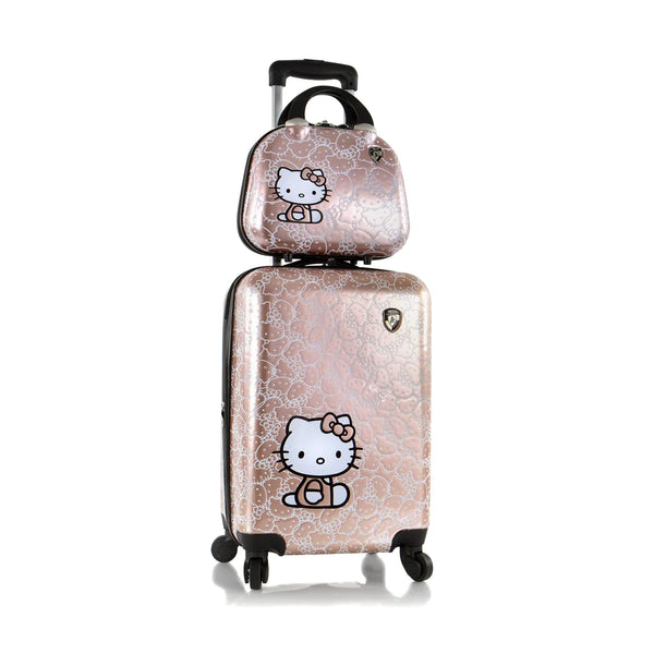Hello Kitty Luggage and Beauty Case 2 pc. Set