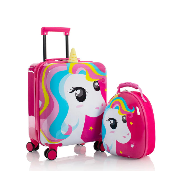 Super Tots Unicorn Kids Luggage & Backpack Set