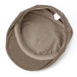 Canvas Old School Style Hat, Flat Cap, Shelby Newsboy Cap