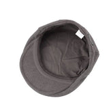 Canvas Old School Style Hat, Flat Cap, Shelby Newsboy Cap