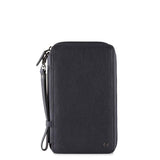 Travel document holder with credit card slots, pen Black Square