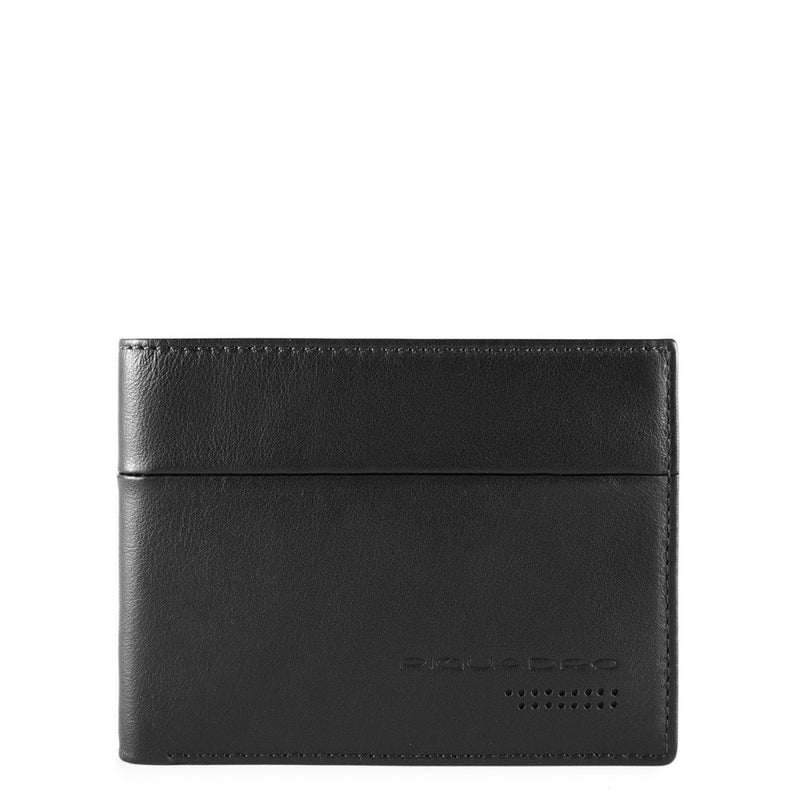 Men’s wallet with removable document facility and RFID anti-fraud protection