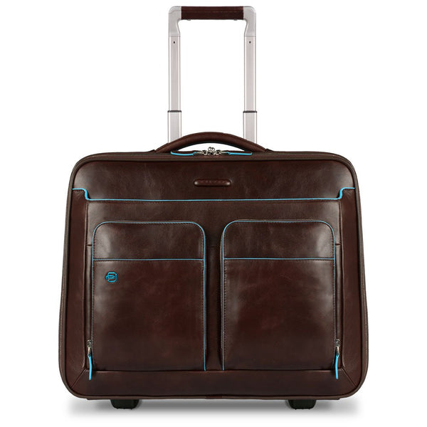 Business trolley with removable notebook/iPad®/ Blue Square